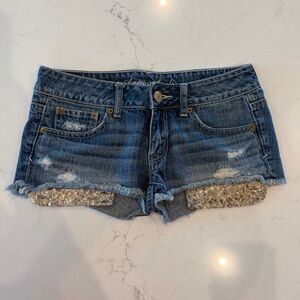 American Eagle Jean Shorts ( Size 2 )